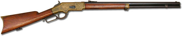 Winchester 1866 Second Model Henry-Marked Nimschke Engraved Rifle .44 Henry RF s/n 16114 mfg 1868